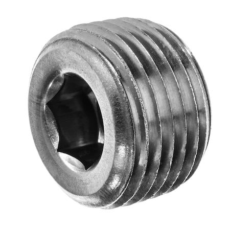 Usa Industrials Pipe Fitting - 316SS - Class 150 - Hex Socket Plug - 3/4" MNPT ZUSA-PF-7031